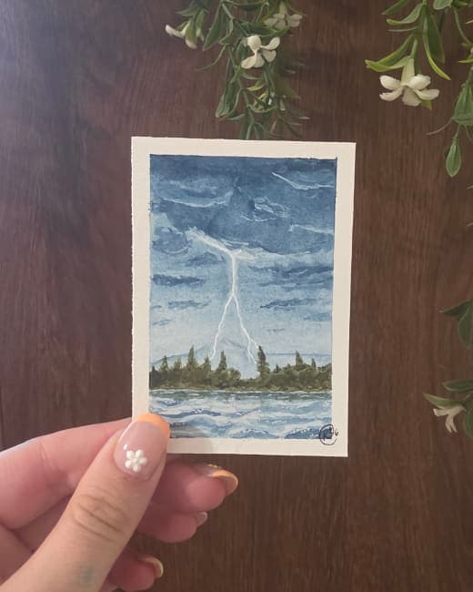 "Lightning On The Lake"